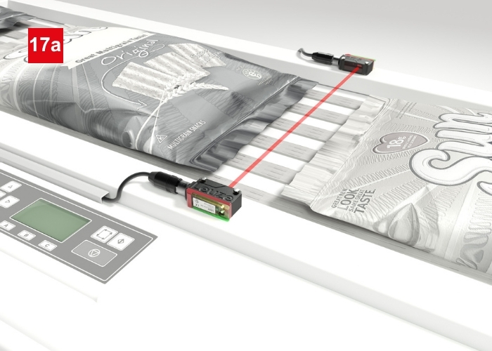 Lichtschranke LS5 zum Aufbau auf Fördertechnikwange zur Objekterkennung