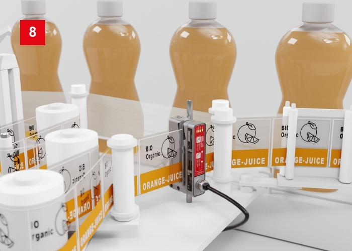 Universal Gabel GSX für alle Etiketten zur flexiblen Spendersteuerung mit optischer und Ultraschall-Technologie