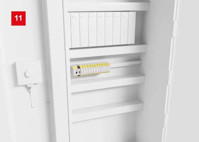 Kompakter Sicherheitscontroller MSI für Safety-Funktion von Maschinen